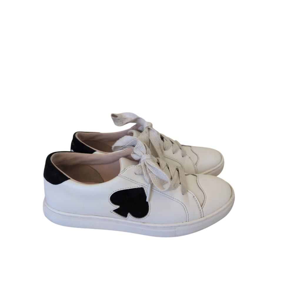 Kate Spade New York Fez Sneakers Optic White/Black Spade Logo 8